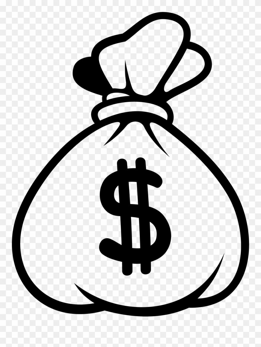 picture Money Clipart Black And White white stack of money clipart black