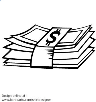 wallpapers Money Clipart Black And White free money black and white clip art