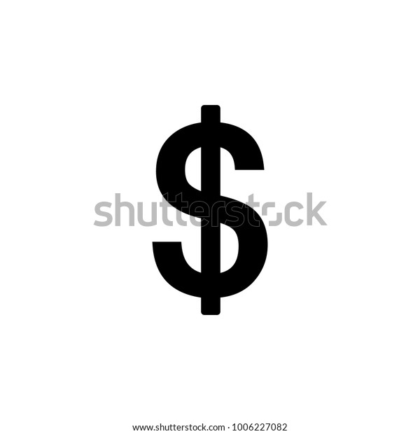 picture Money Sign Outline dollar sign thin line icon currency vector illustration isolated