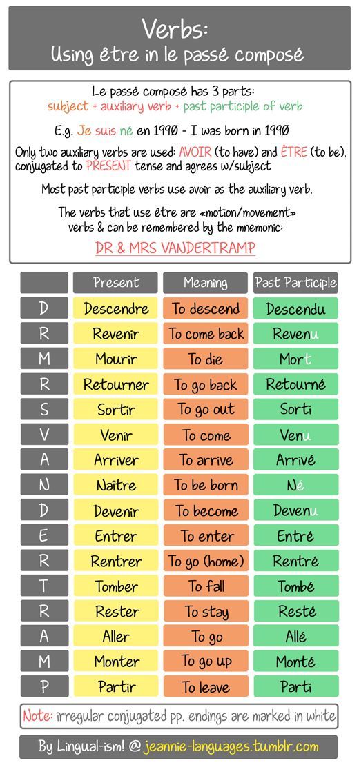 pix Mr And Mrs Vandertramp passe compose etre dr mrs vandertramp by eli