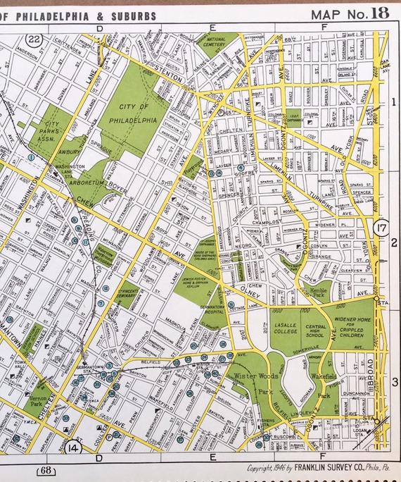 pic Mt Airy Philadelphia Map mt airy map etsy