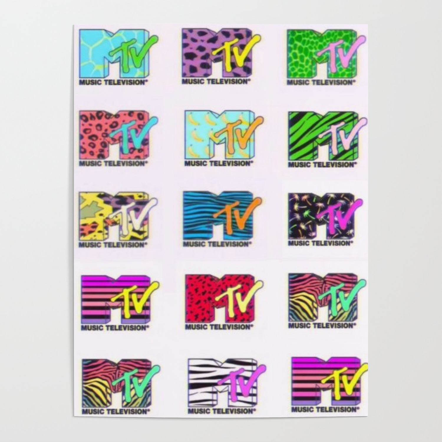 pic Mtv Logo 80S mtv video 80s poster by kelsobob in