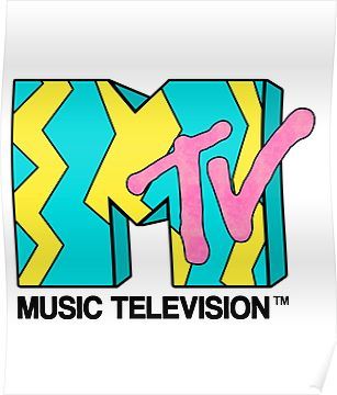 photo Mtv Logo 80S archers music 90s television mtv logo retro 80s the best and style home decor wall art print poster with only size 16x24 inch