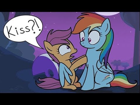 images My Little Pony Kissing On The Lips my little pony rainbow dash and