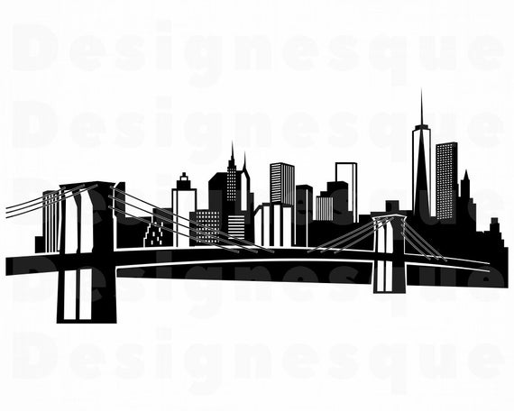 photo Ny Skyline Svg new york city skyline svg files for cricut nyc skyline svg etsy
