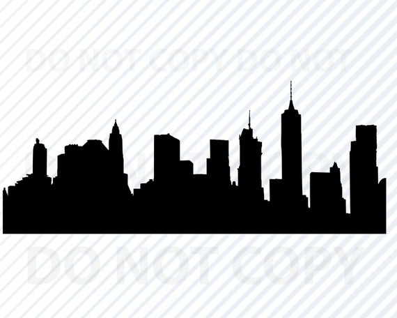 photo Ny Skyline Svg clipart library