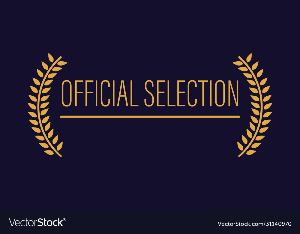picture Official Selection Vector vectorstock