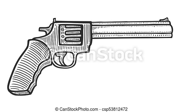 photo Old Fashioned Pistol Drawing dreamstime com