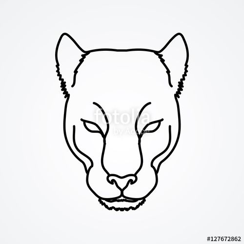 wallpapers Panther Head Drawing how to draw a panther face animal