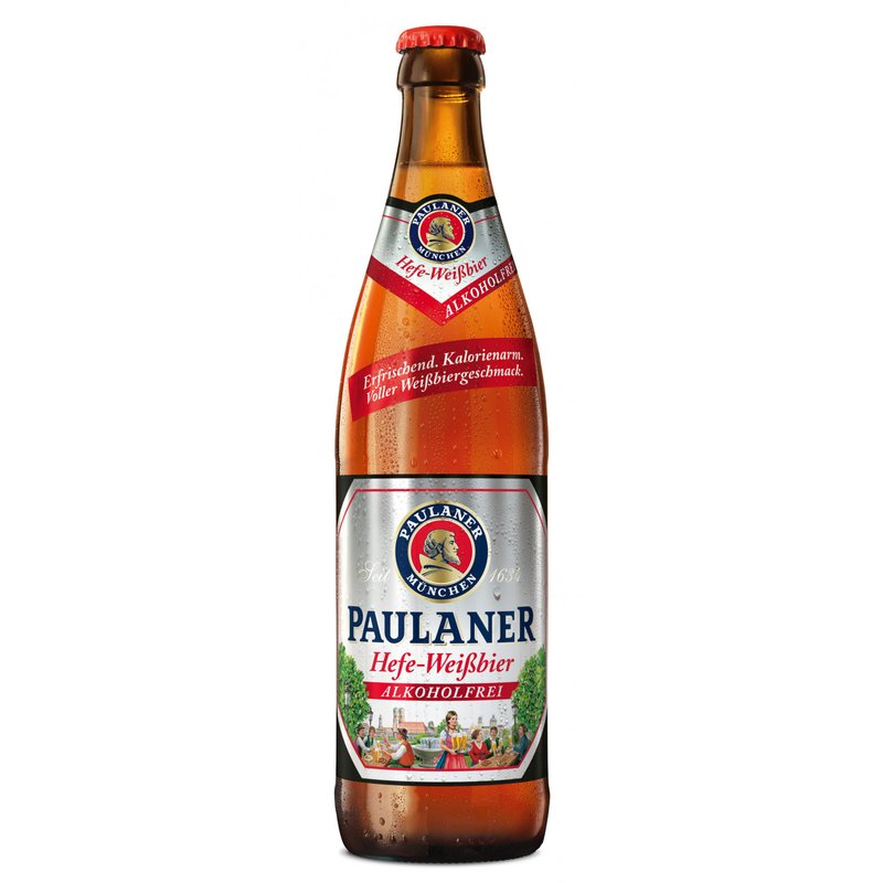 picture Paulaner Hefe Weissbier Non Alcoholic paulaner brewery hefe weissbier alcohol free non alcoholic 500ml bottle