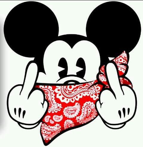 pix Picture Of Mickey Mouse Giving The Finger pin on wallpapers