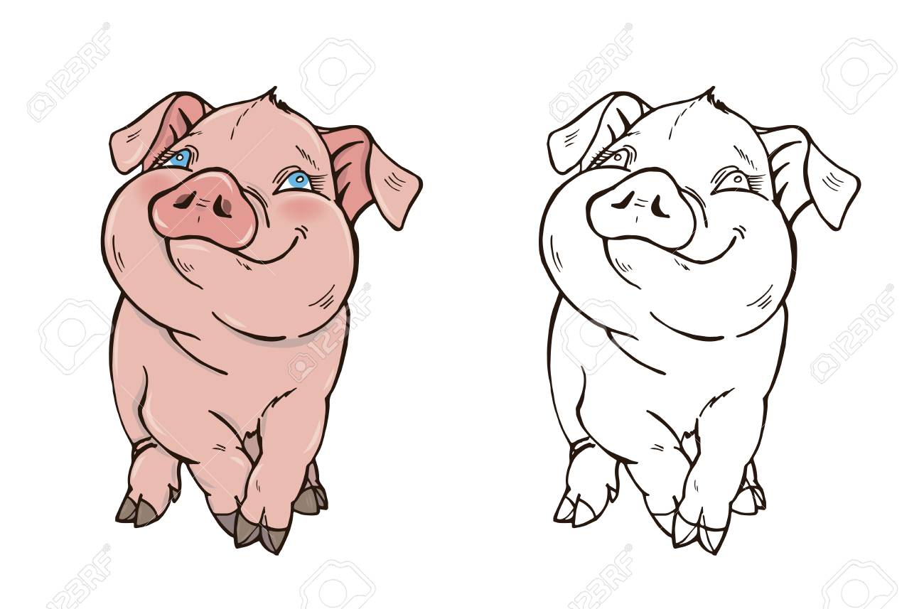 pix Pig Clipart Black And White clipart library