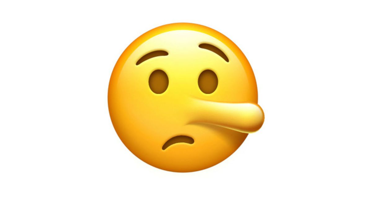 picture Pinocchio Smiley lying face emoticon emoticon with