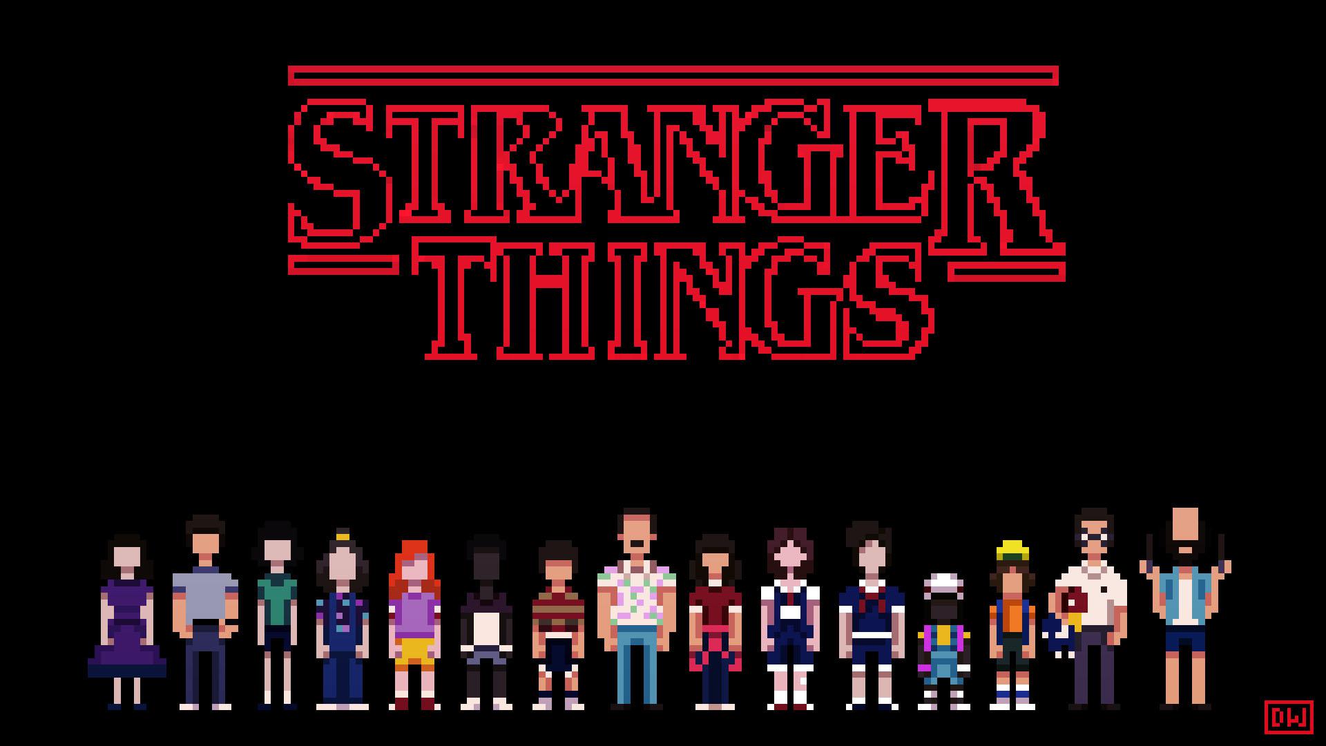 picture Pixel Art Stranger Things stranger things brik