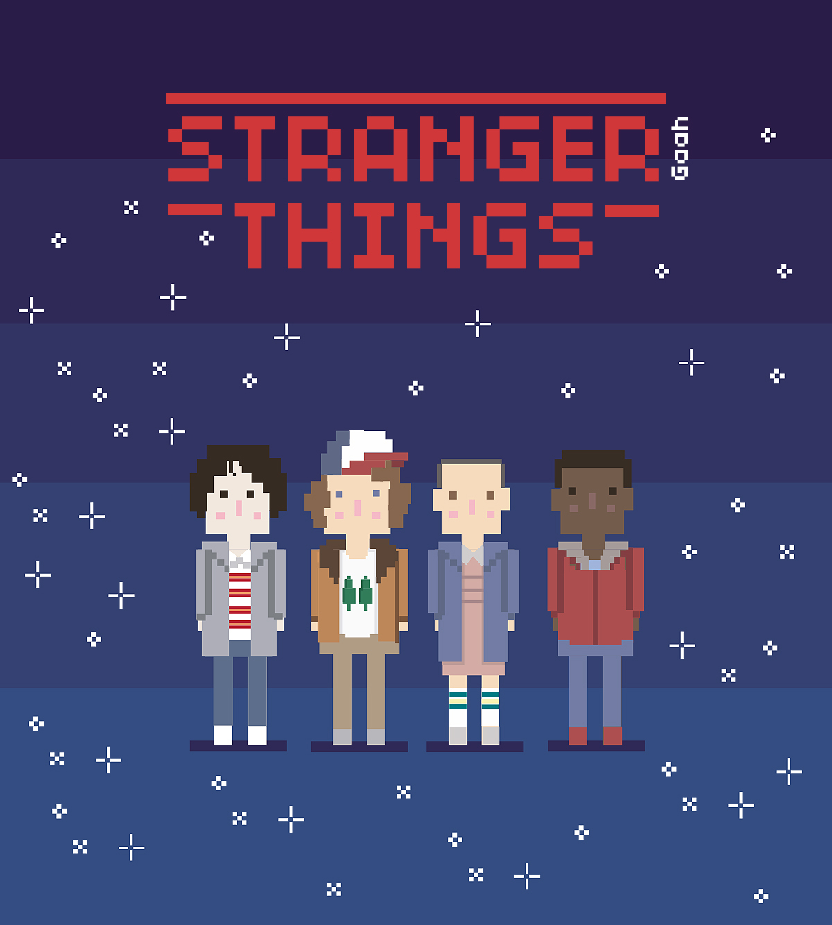 images Pixel Art Stranger Things adding to my pixel art portfolio with