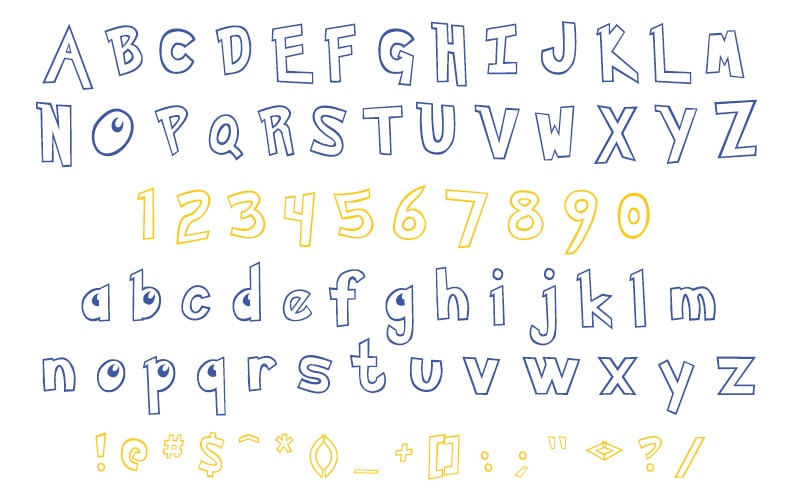 pics Pokemon Free Font pokemon font stock illustrations 6