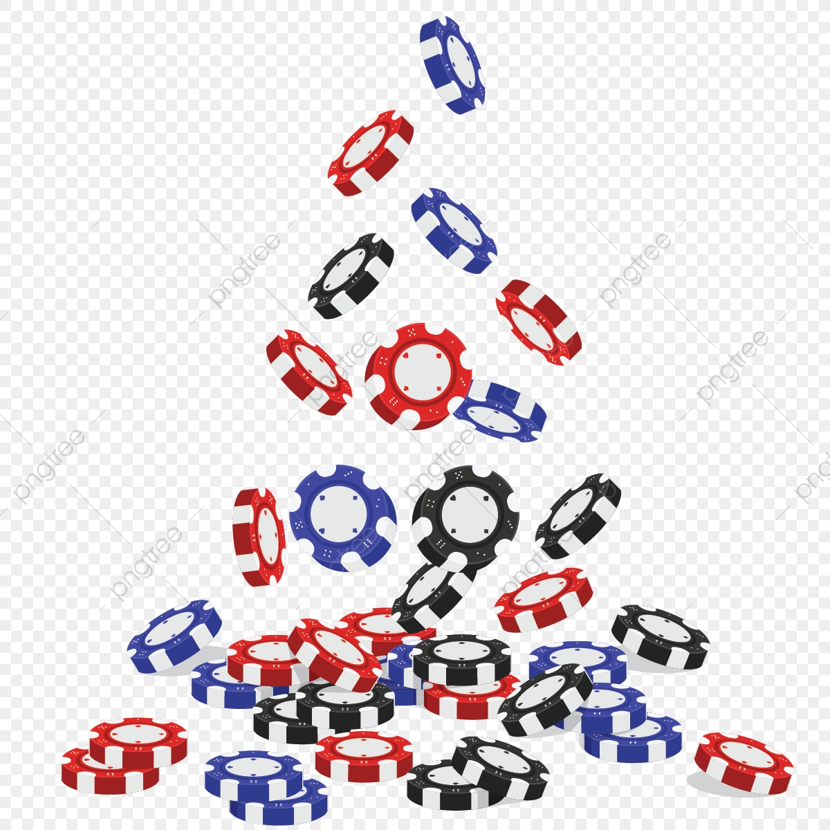photo Poker Chips Transparent Background clipart library