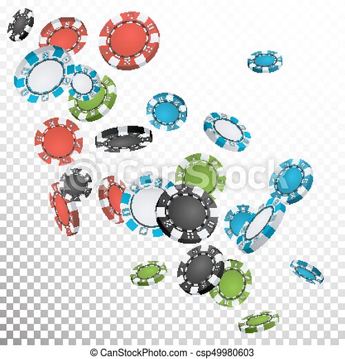 images Poker Chips Transparent Background flying casino chips are falling down realistic plastic poker