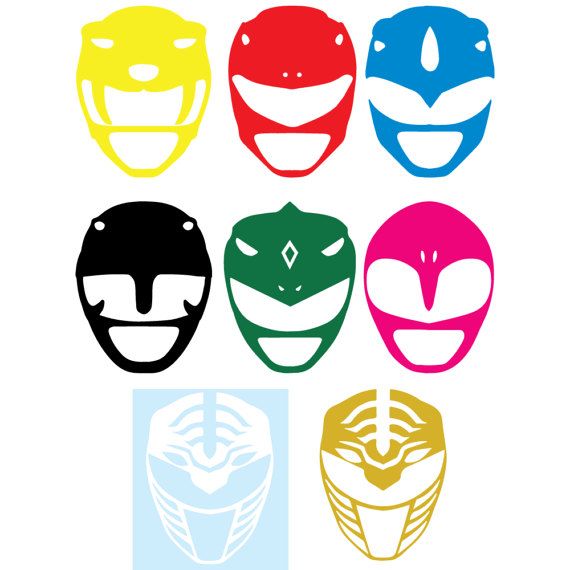 images Power Ranger Svg custom power rangers helmet decal