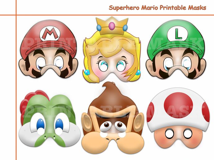 picture Printable Bowser Mask bowser mask photo by bob the bob
