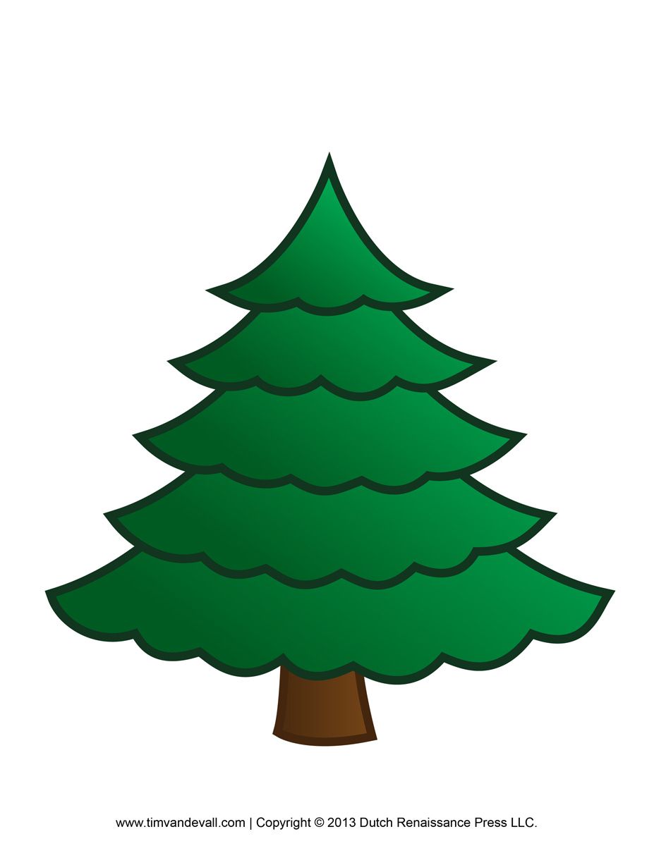 pic Printable Christmas Tree Clip Art clipart library