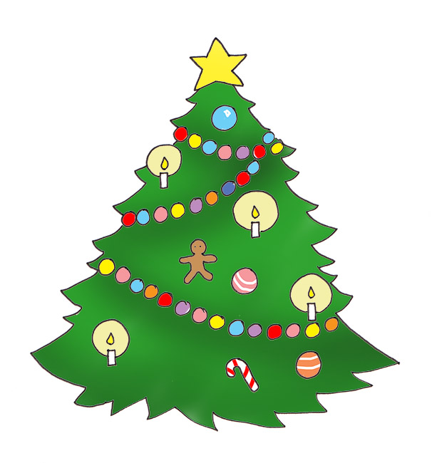 photo Printable Christmas Tree Clip Art clipart library
