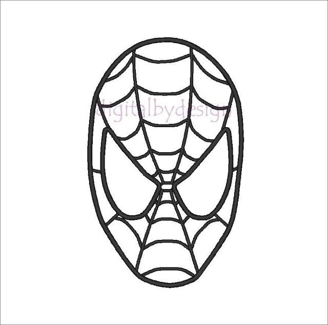picture Printable Spiderman Stencil elf on the shelf spider man mask free