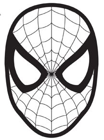 photo Printable Spiderman Stencil spiderman symbol stencil free stencil