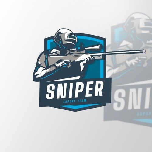wallpapers Pubg Sniper Logo wolf sniper sport and esport logo template by blankids on envato elements