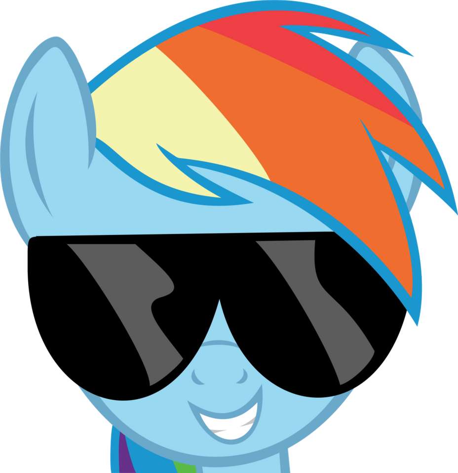 picture Rainbow Dash With Shades rainbow dash with glasses rambamboo