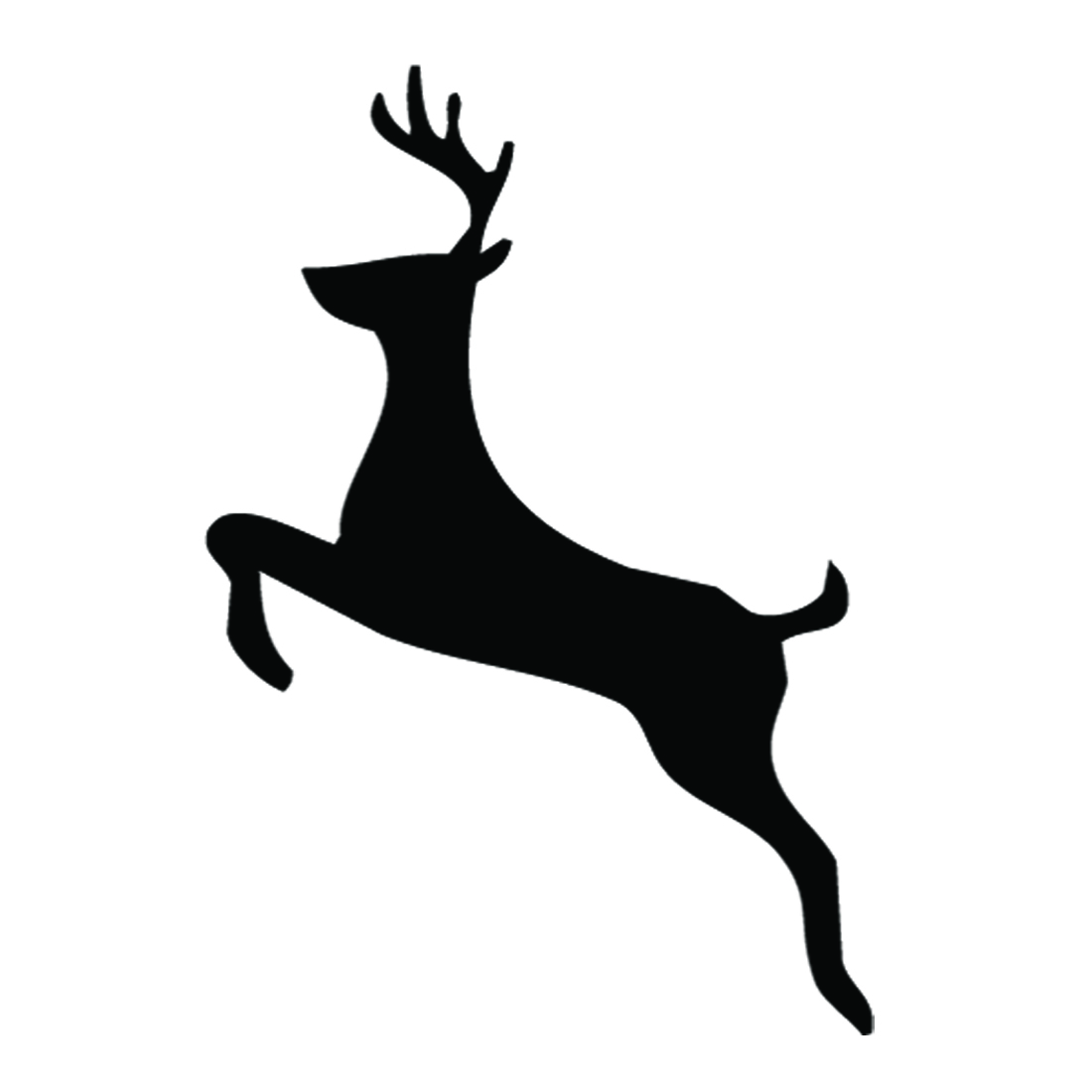pics Reindeer Clipart Silhouette reindeer with stars svg dxf reindeer clipart file cutting etsy