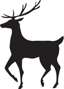 photo Reindeer Clipart Silhouette clipart library