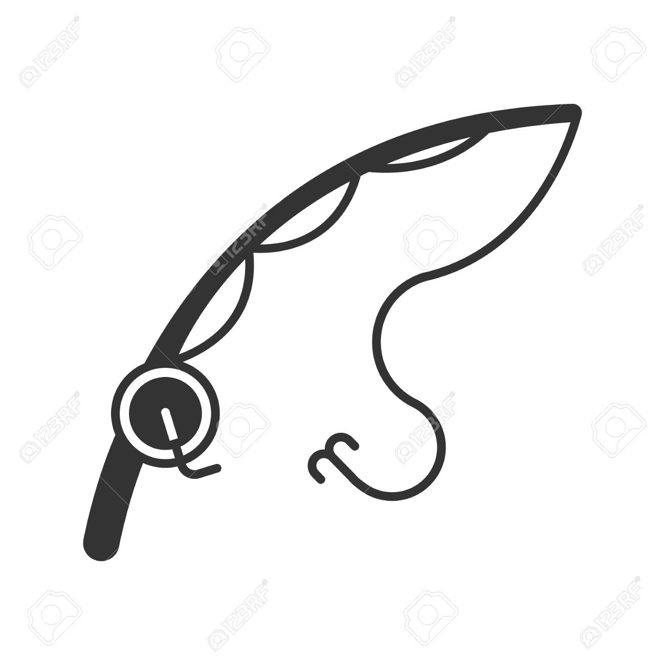 pix Rod And Reel Clipart fotosearch