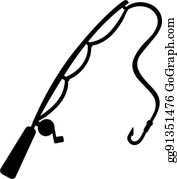 wallpapers Rod And Reel Clipart spinning rod and reel combo glyph icon fishing equipment silhouette