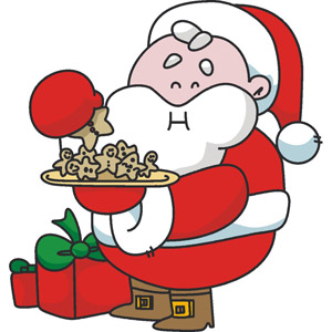 photo Santas Cookies Clipart dreamstime com