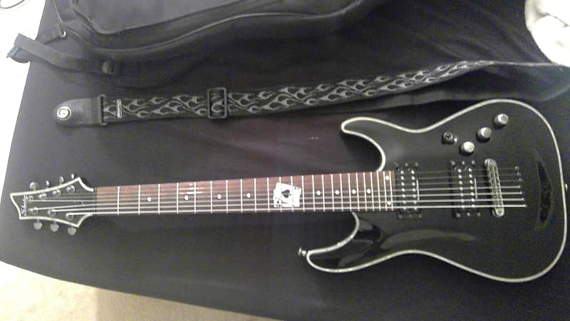 pics Schecter Blackjack 2009 schecter blackjack slim line series c 1 fr sustainiac 6 string electric guitar satin black