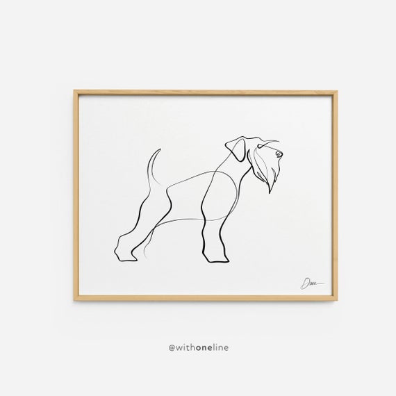 pics Schnauzer Line Drawing schnauzer stock illustrations 1 551