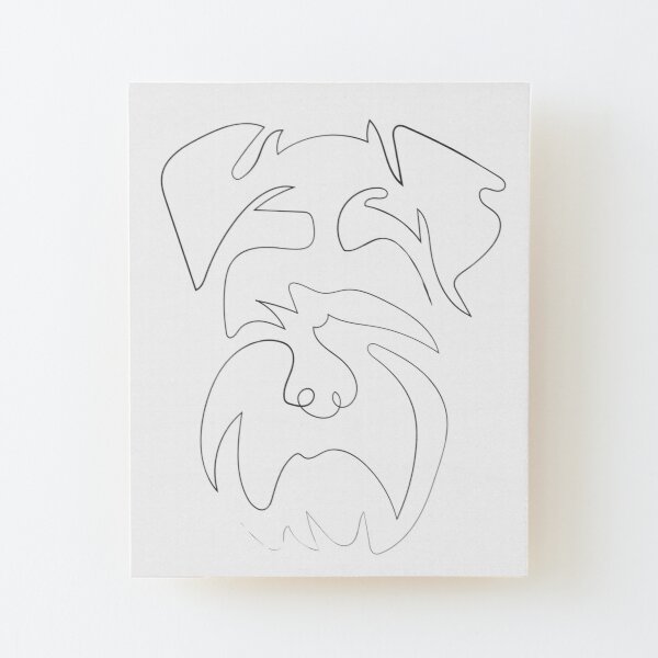 picture Schnauzer Line Drawing dog line drawing line art drawings