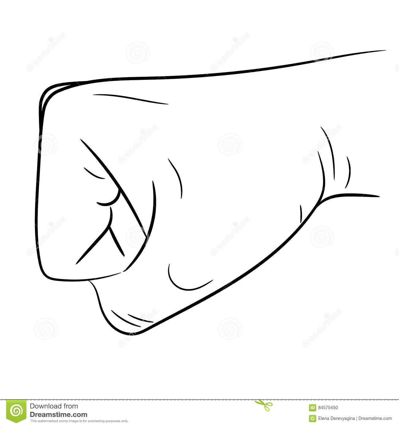 pic Sideways Fist male clenched fist stock image image