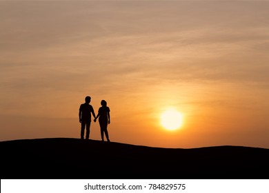 wallpapers Silhouette Couple Walking Away https www shutterstock com image vector silhouettes couple man woman nature sunset 1253984893
