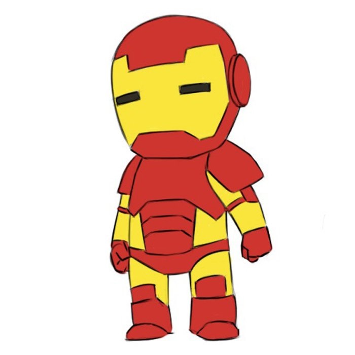 wallpapers Simple Iron Man Drawing how to draw iron man in full growth
