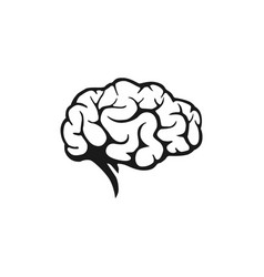 picture Simple Minimalist Brain Clipart vectorstock