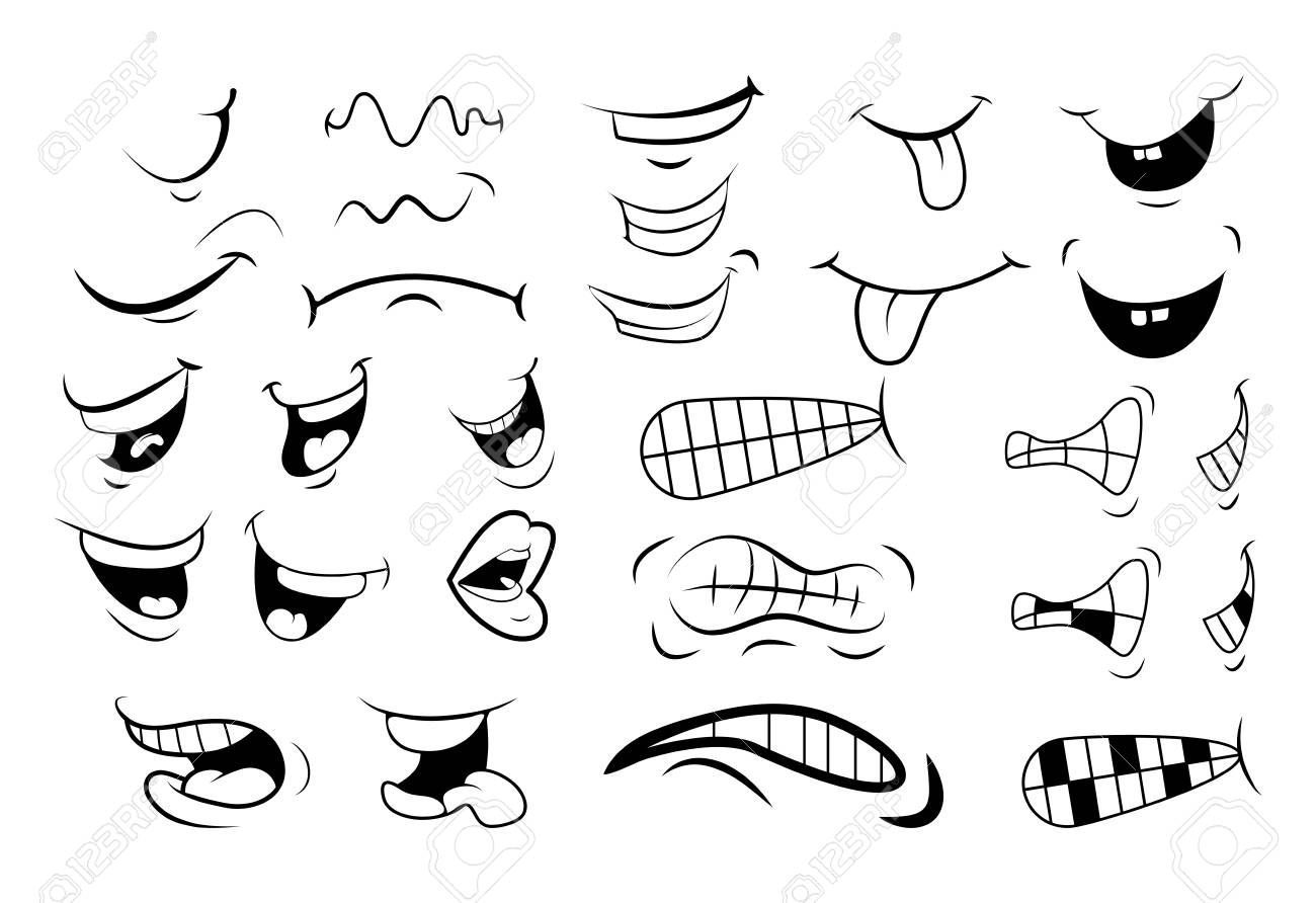 pix Simple Smile Clipart cartoon tongue simple smile isolated on