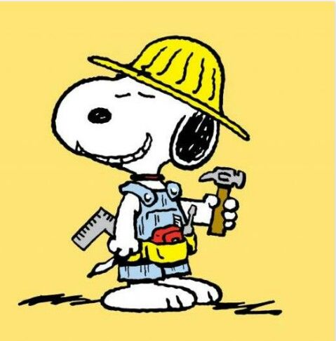 pics Snoopy Construction Worker peanuts mr fix it snoopy construction