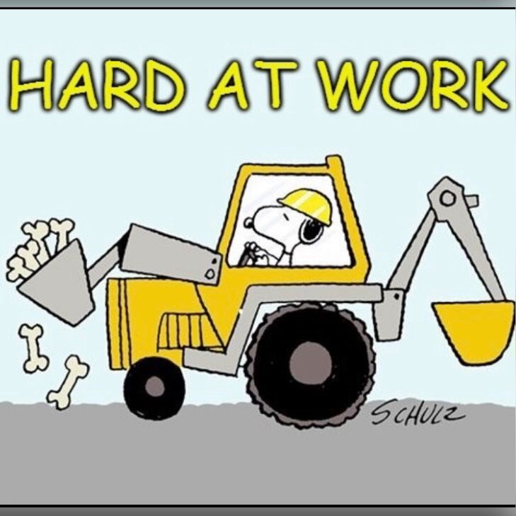 wallpapers Snoopy Construction Worker united feature syndicate