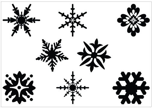 pix Snowflake Clipart Black And White snowflakes snowflake clipart black and