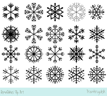 pics Snowflake Clipart Black And White snowflakes black and white clip art