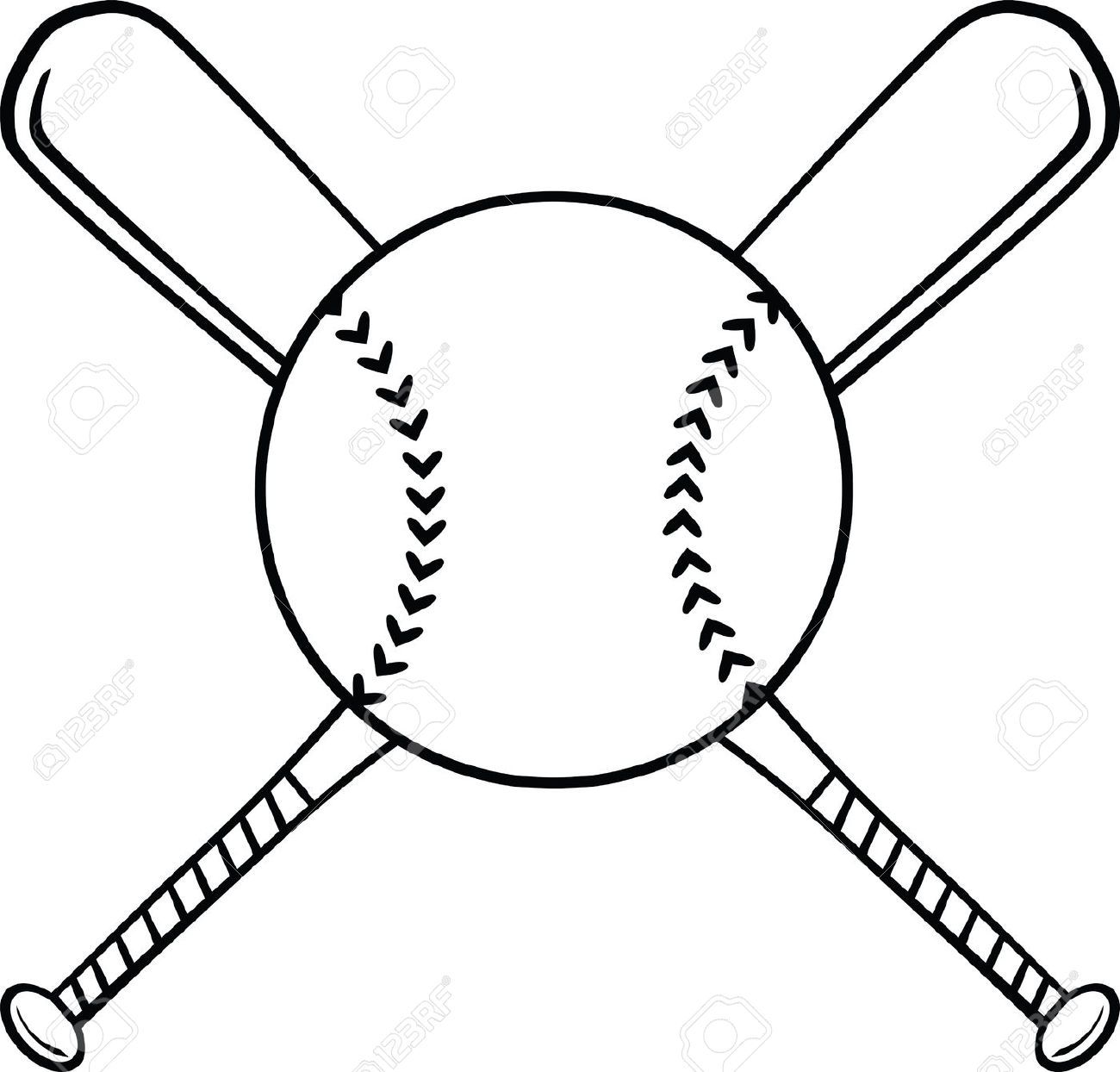 wallpapers Softball Outline Clip Art clipart library
