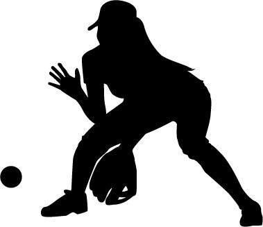 wallpapers Softball Outline Clip Art softball black and white clipart