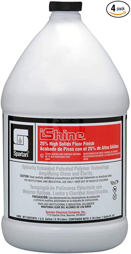 images Spartan Ishine spartan ishine floor finish gallons 4 per case